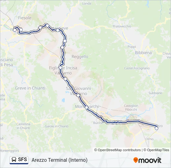 SFS Bus Line Map