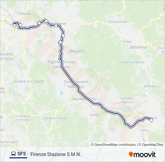SFS Bus Line Map