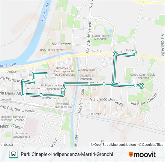 NAVETTA A  Line Map