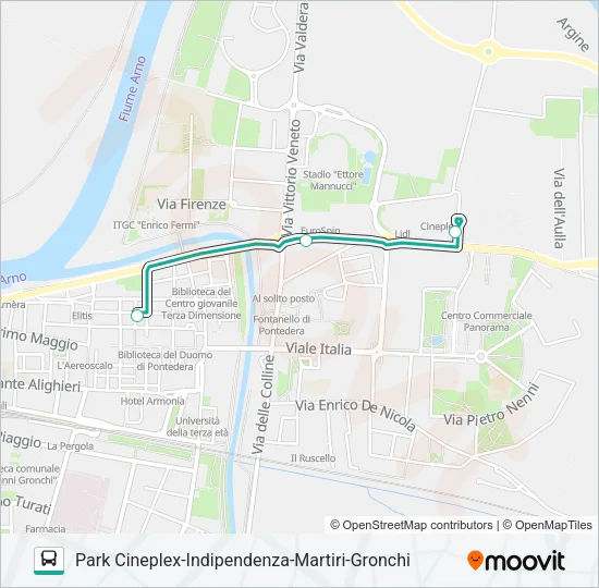 NAVETTA A  Line Map