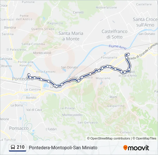 210  Line Map