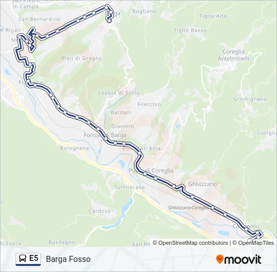 E5  Line Map