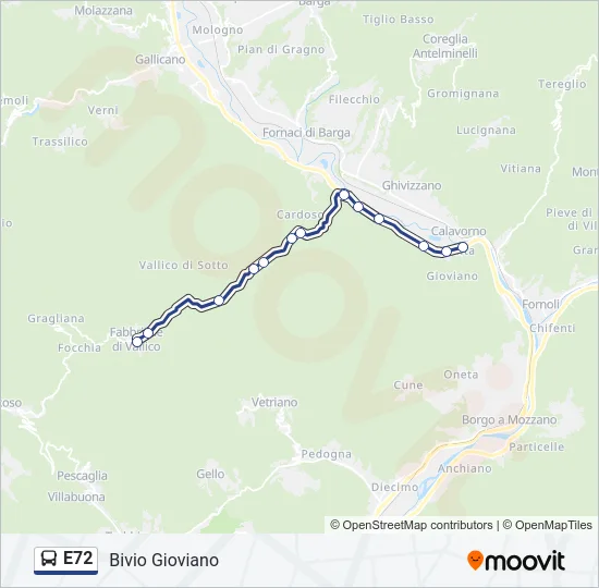 E72  Line Map