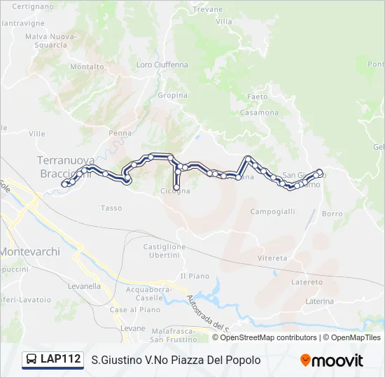 LAP112 Bus Line Map