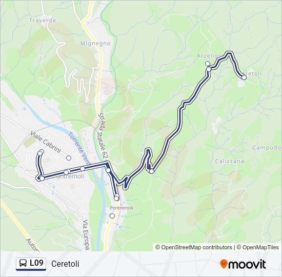 L09 Bus Line Map