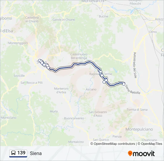 139 Bus Line Map