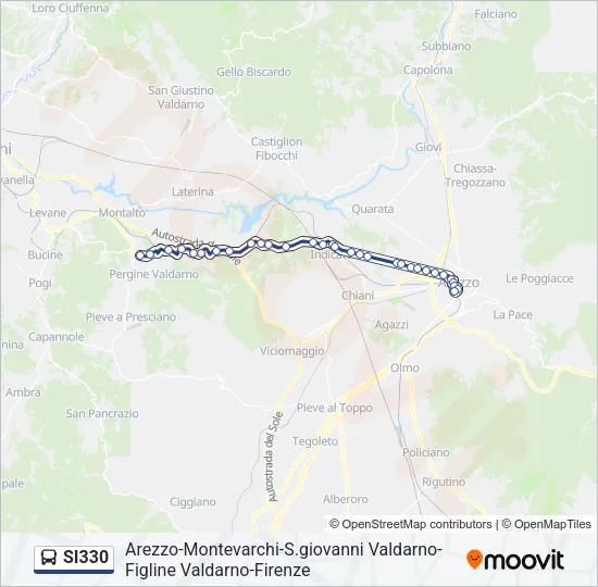 SI330 Bus Line Map
