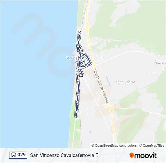 029 Bus Line Map
