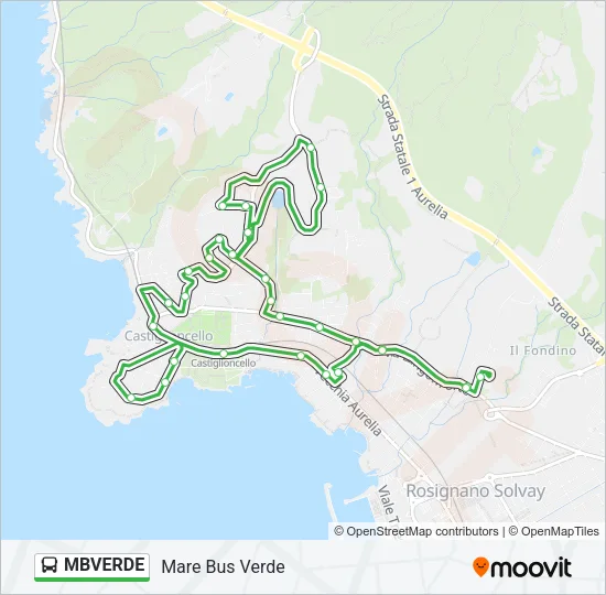 MBVERDE Bus Line Map