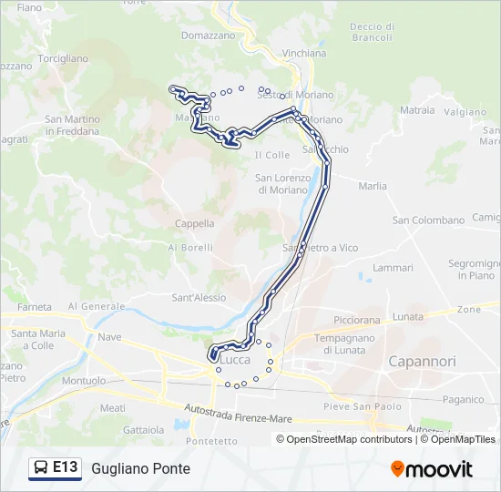 E13  Line Map