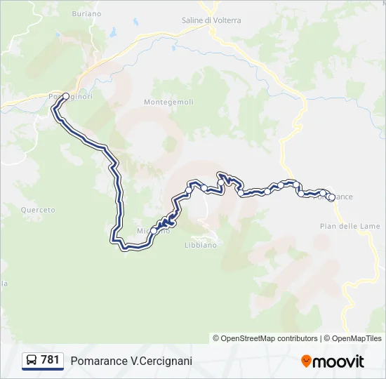 781  Line Map