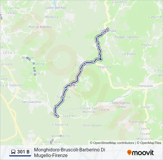 301 B  Line Map
