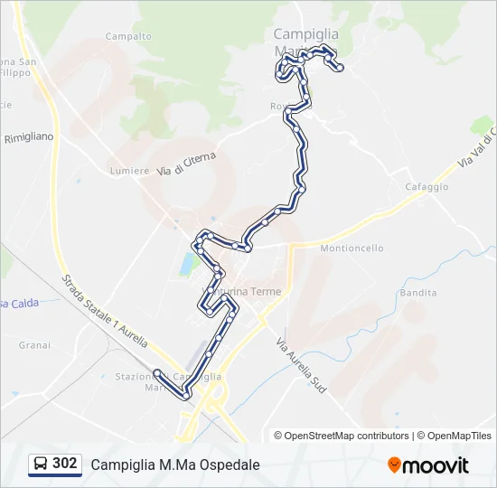 302  Line Map