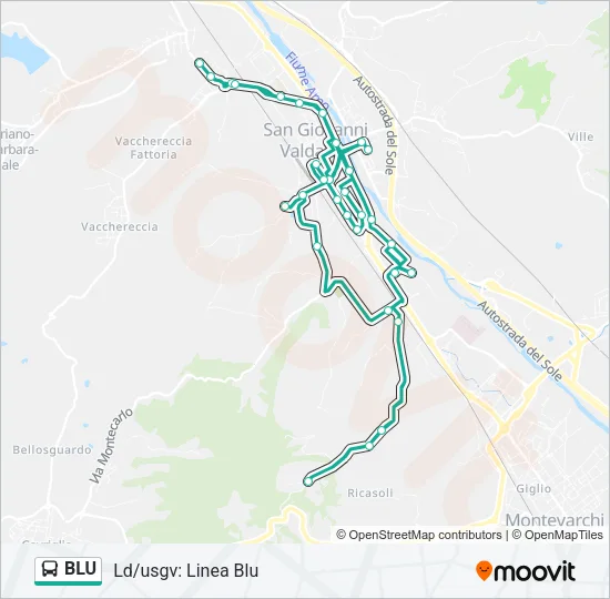 BLU Bus Line Map