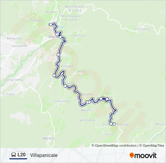 L20  Line Map
