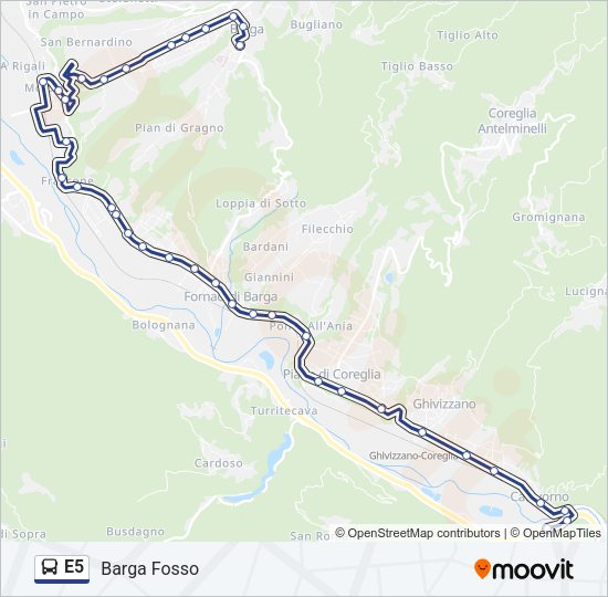 E5  Line Map