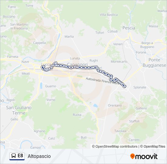 E8  Line Map