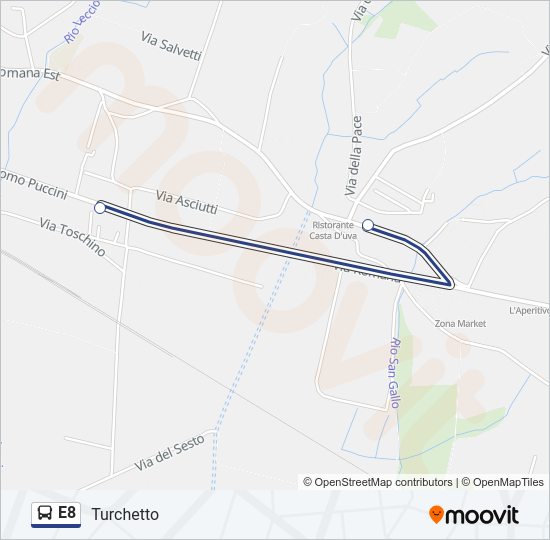 E8  Line Map