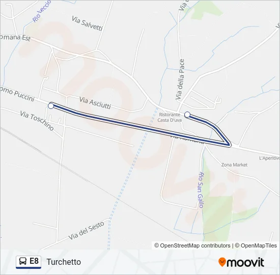 E8  Line Map