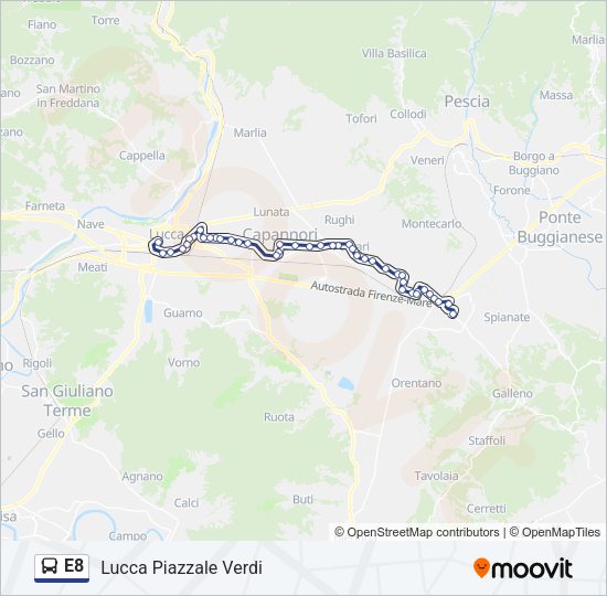 E8  Line Map