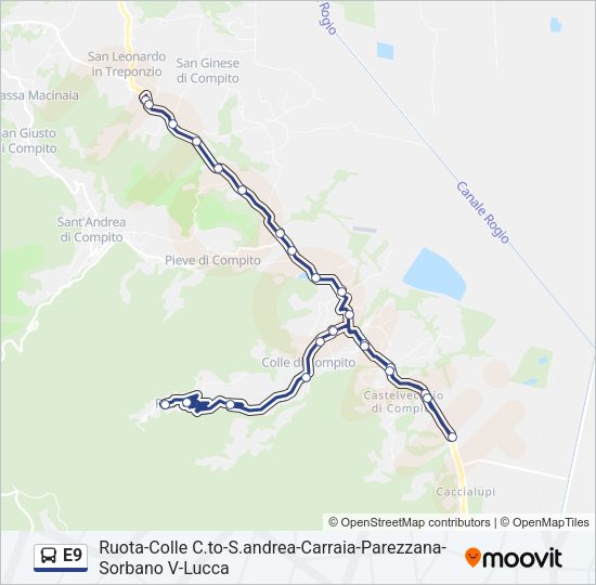 E9  Line Map