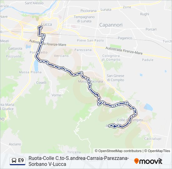E9  Line Map