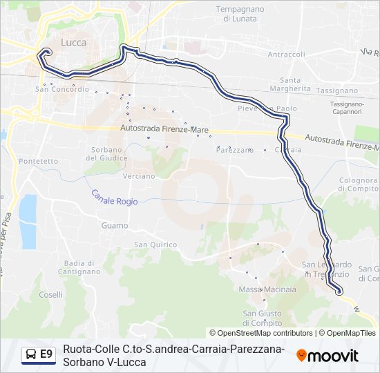 E9  Line Map