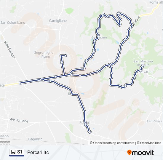 S1  Line Map