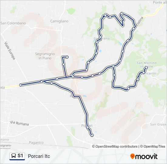 S1  Line Map