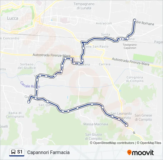S1  Line Map