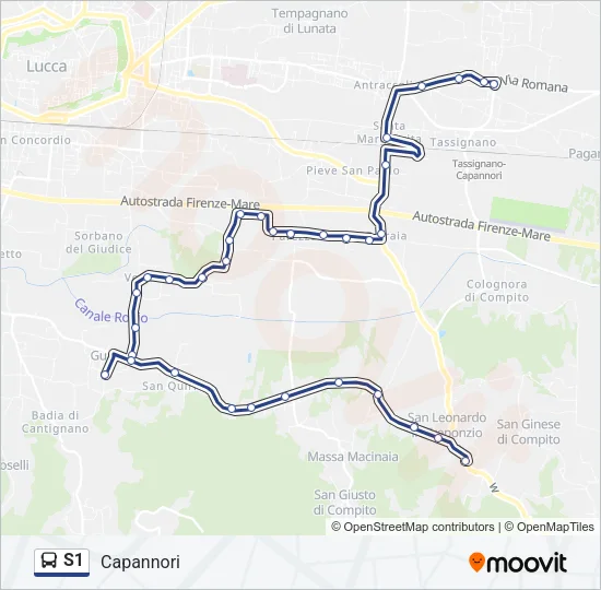 S1  Line Map