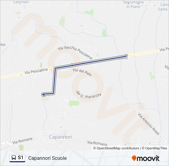 S1  Line Map