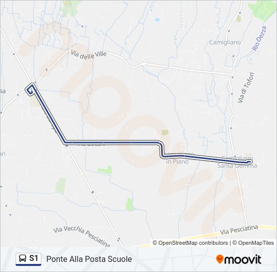 S1  Line Map