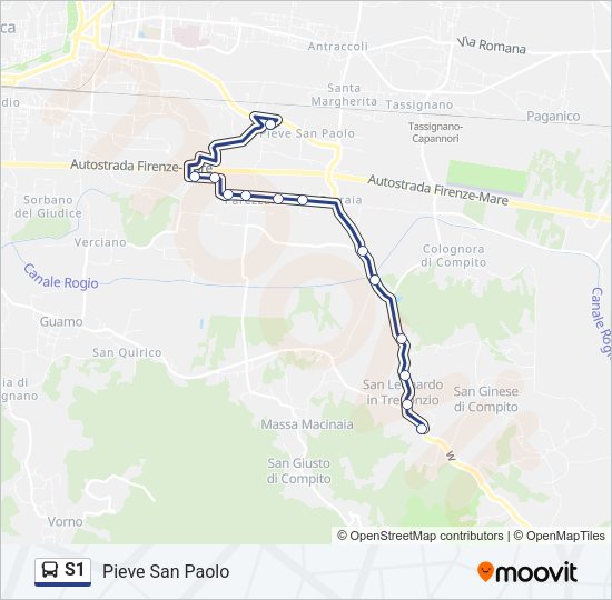 S1  Line Map