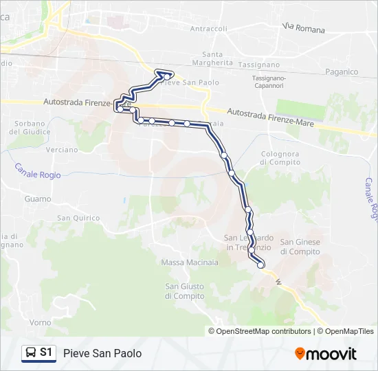 S1  Line Map