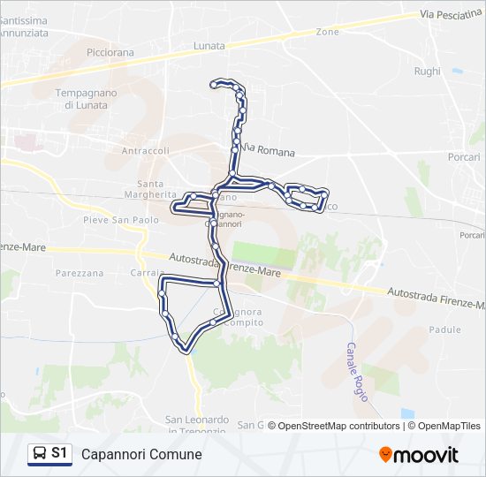 S1  Line Map
