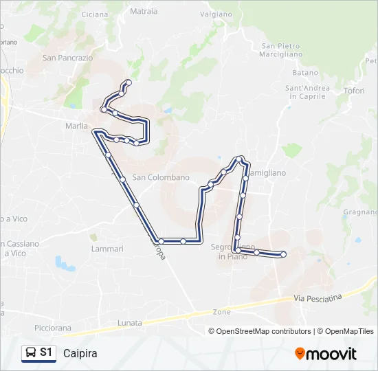 S1  Line Map