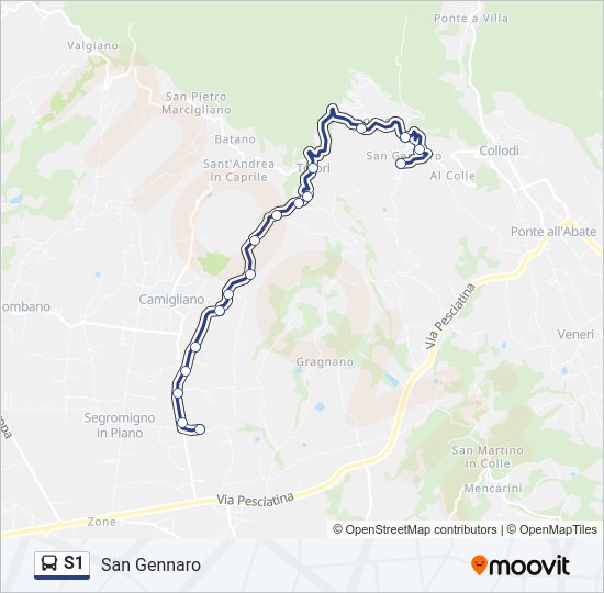 S1  Line Map