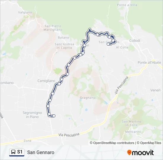 S1  Line Map