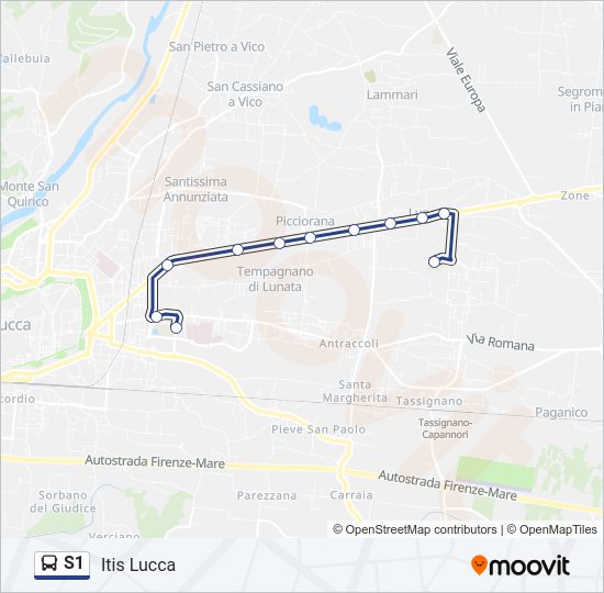 S1  Line Map