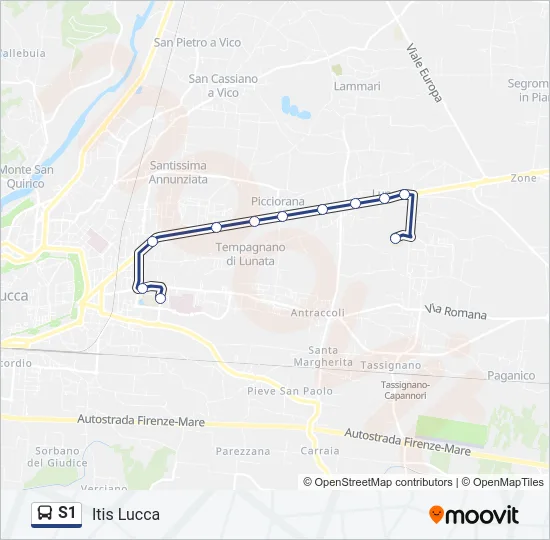 S1  Line Map