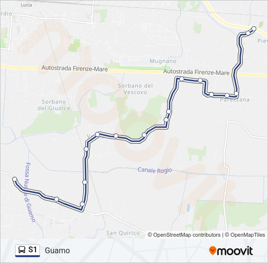 S1  Line Map
