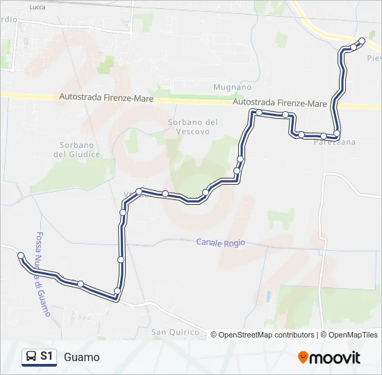 S1  Line Map