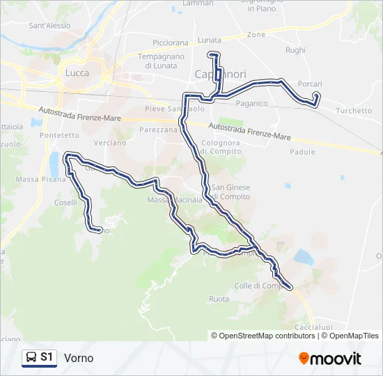 S1  Line Map