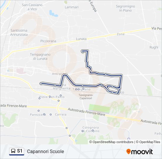 S1  Line Map