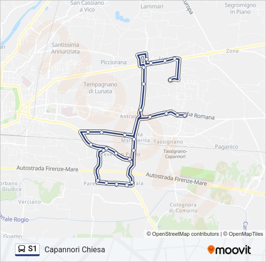 S1  Line Map