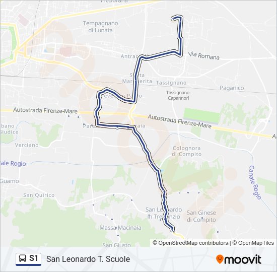 S1  Line Map