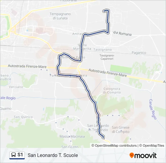 S1  Line Map