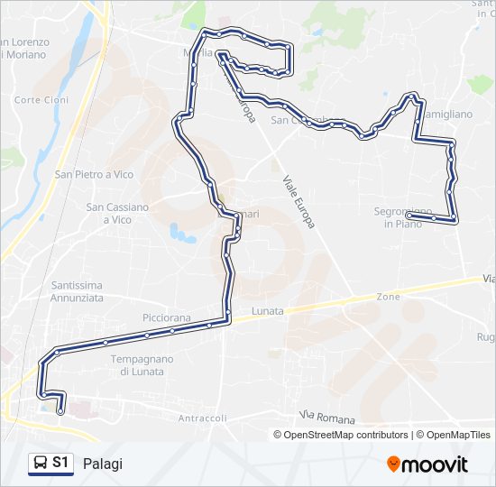 S1  Line Map