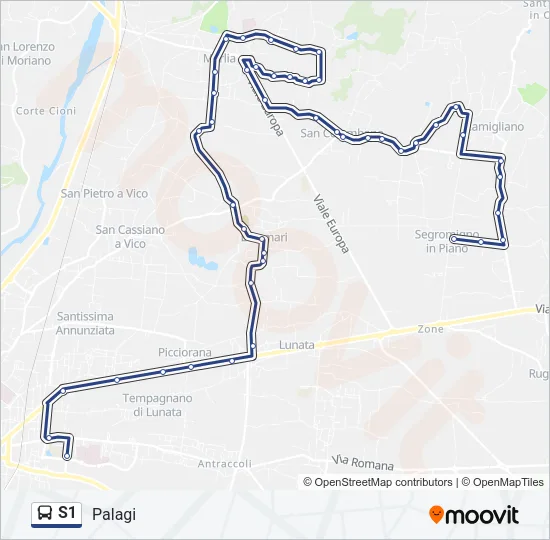 S1  Line Map